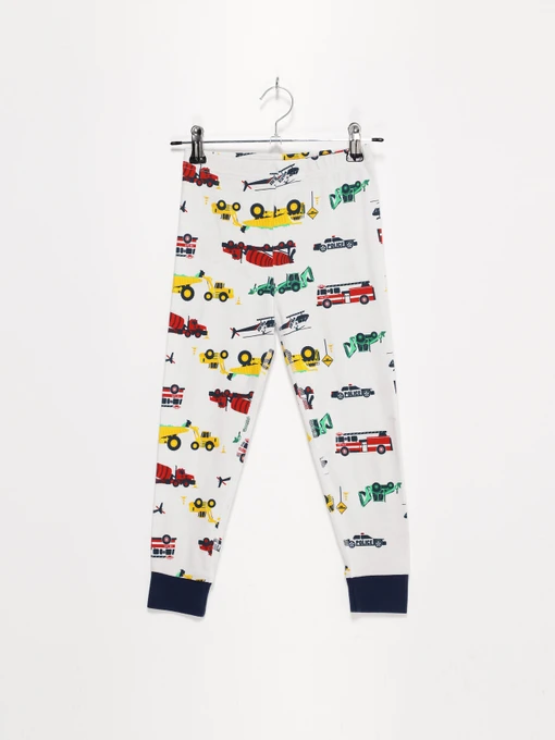 Брюки H&M модель 0732603_білий комб. Фото