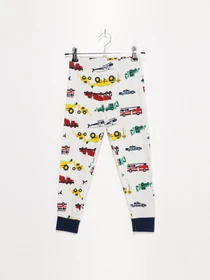 Брюки H&M модель 0732603_білий комб. Фото