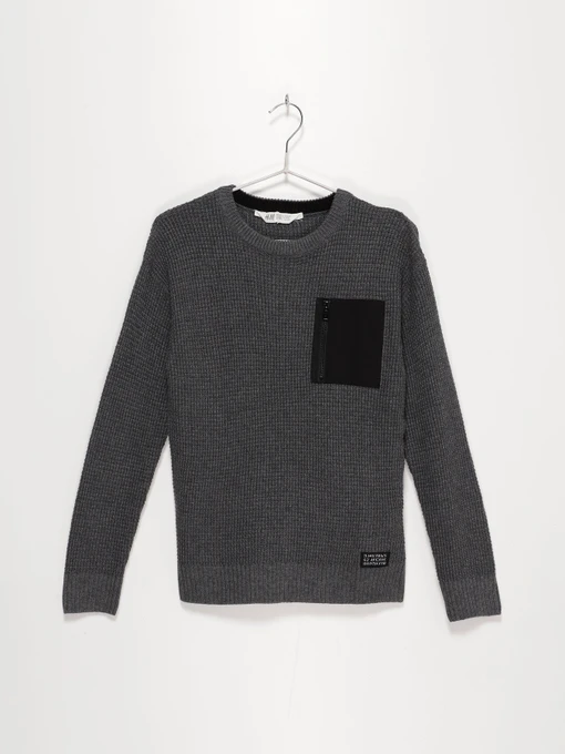 Свитры и кардиганы H&M модель 0743681_т.сірий Фото