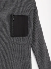 Светри та кардигани H&M модель 0743681_т.сірий з чорним Фото