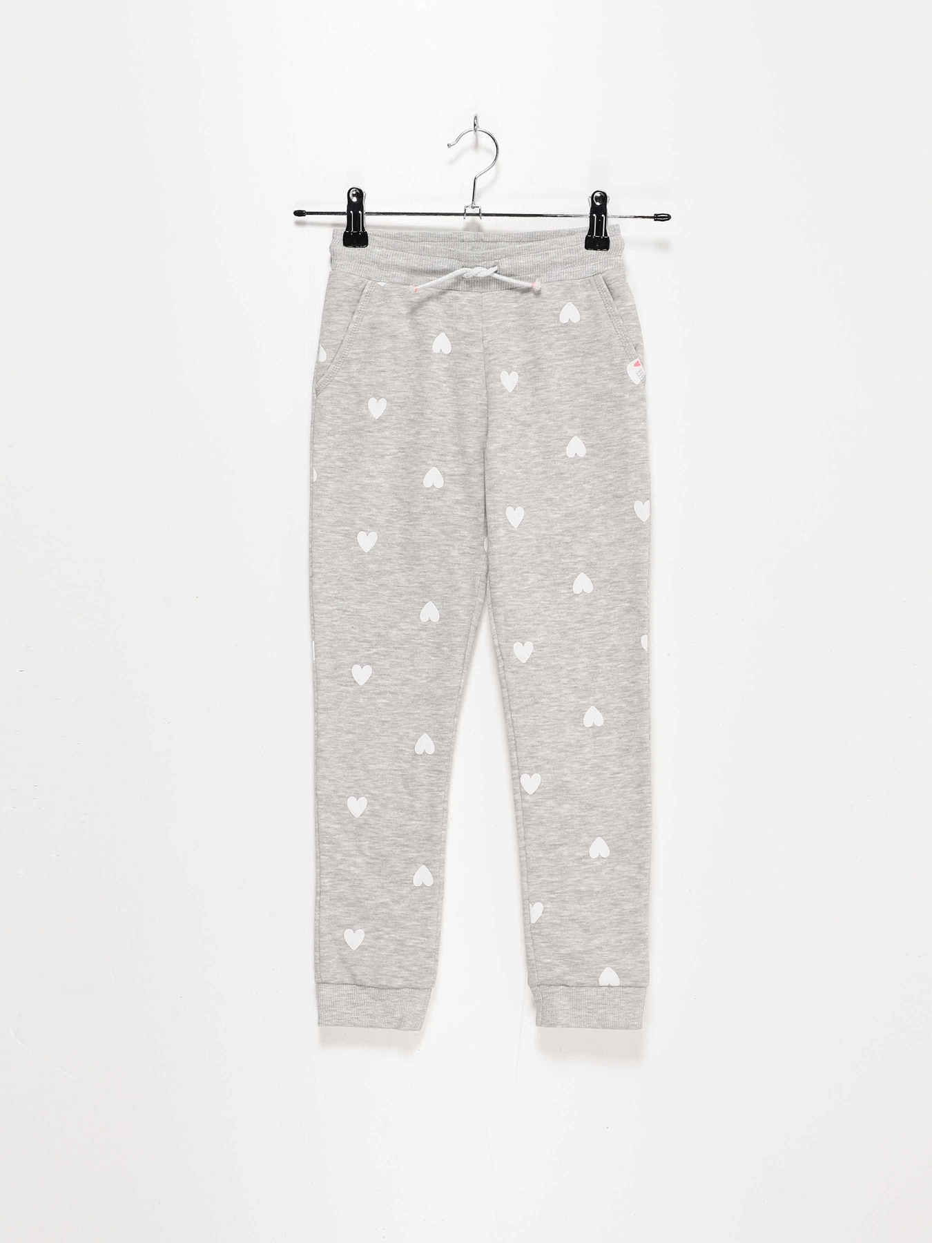Брюки H&M модель 0508935_сірий з білим Брюки H&M модель 0508935_сірий з білим Фото