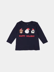 Худі та світшоти H&M модель 0743907_т.синій комб. Фото