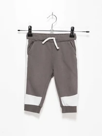 Брюки H&M модель 0743910_сірий з білим Фото