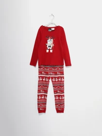 Одежда для дома и сна H&M модель 0744355_червоний комб. Фото