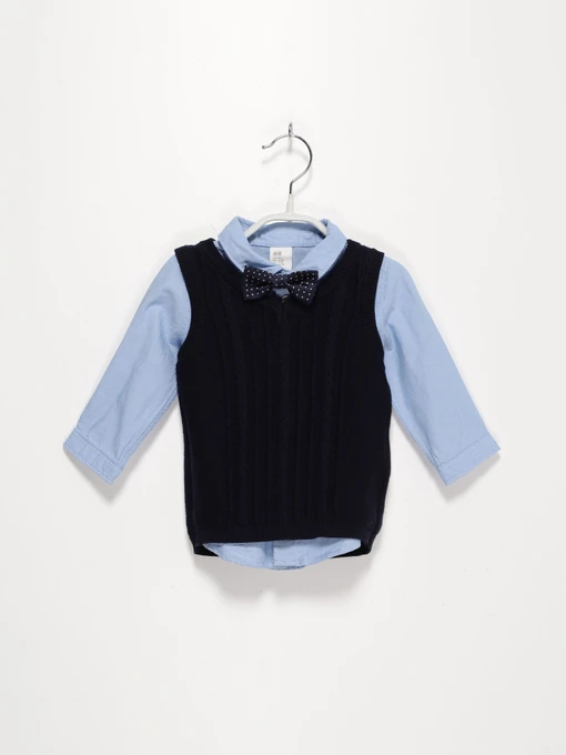 Костюмы H&M модель 0746313_синій з т.синім Фото