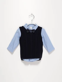 Костюмы H&M модель 0746313_синій з т.синім Фото
