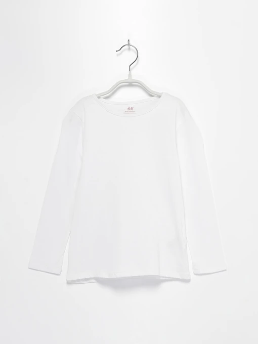 Худі та світшоти H&M модель 0753094_білий Фото
