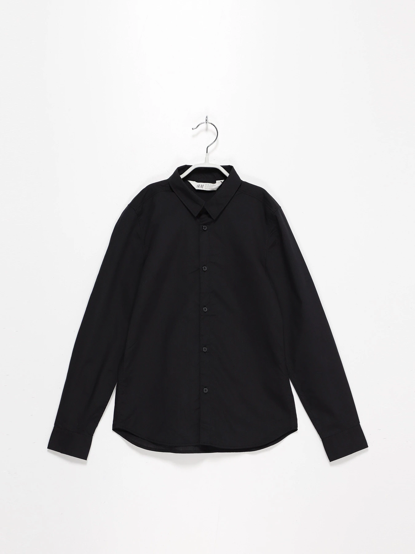 Рубашки H&M модель 07543440_чорний Рубашки H&M модель 07543440_чорний Фото