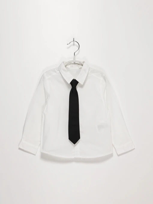 Рубашки H&M модель 07556860_білий з чорним Фото