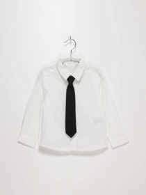 Сорочки H&M модель 07556860_білий з чорним Фото