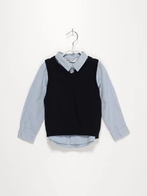 Костюмы H&M модель 07557120_синій з т.синім Фото