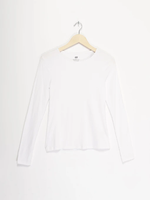 Худі та світшоти H&M модель 07601431_білий Фото
