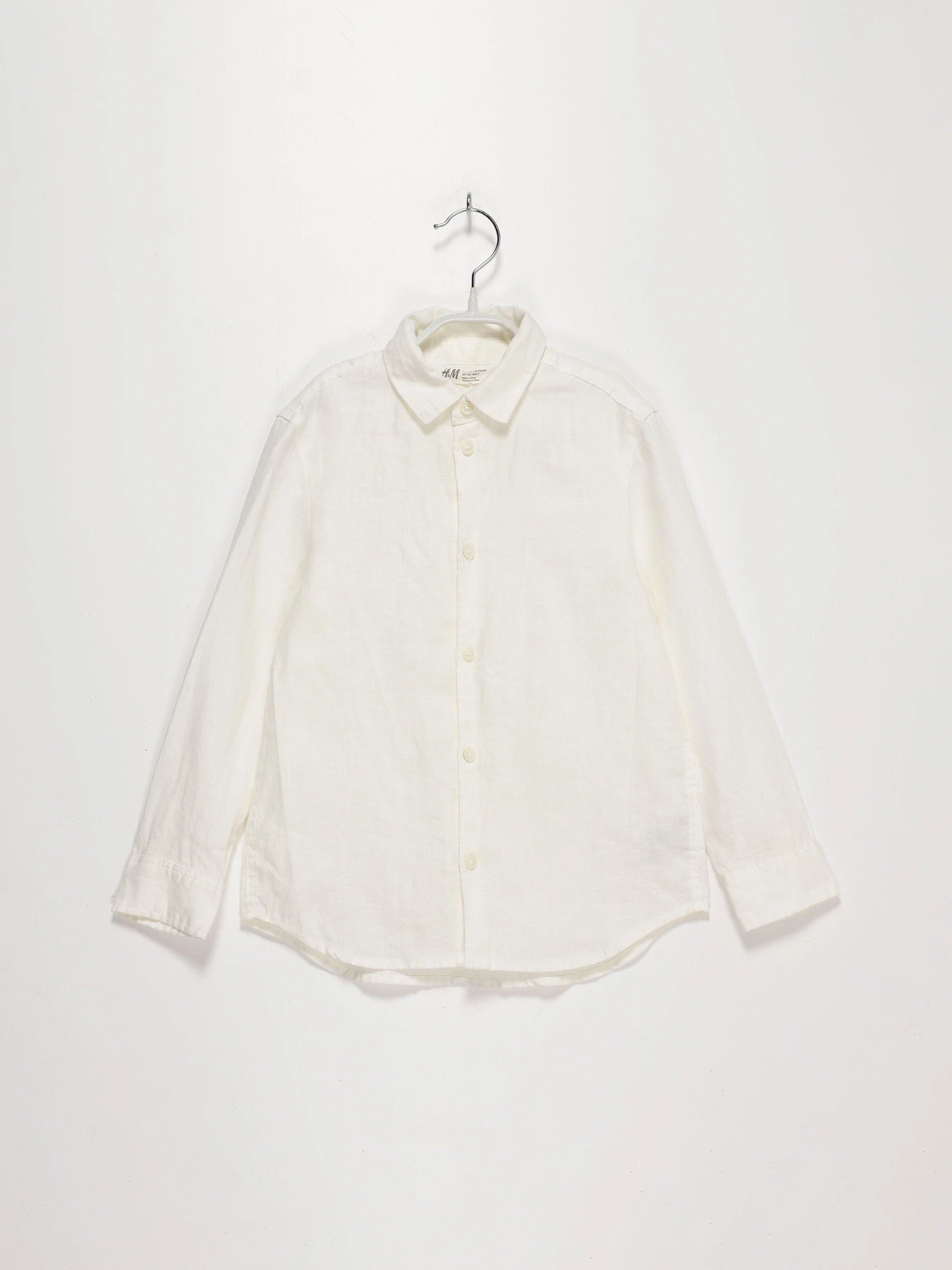 Рубашки H&M модель 0761372_білий Рубашки H&M модель 0761372_білий Фото