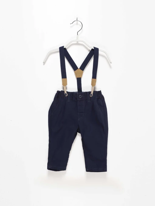Брюки H&M модель 0768858_т.синій Фото