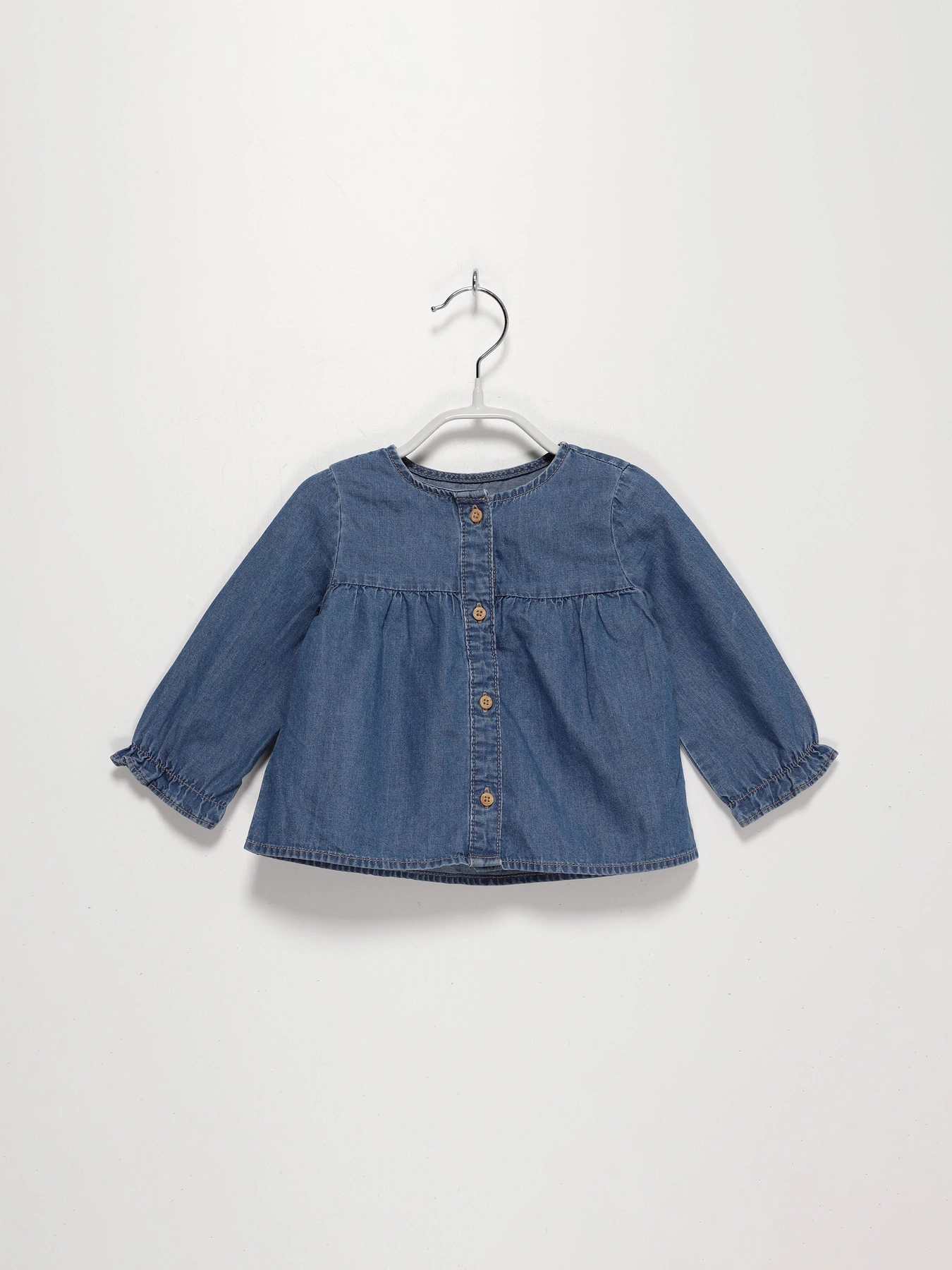Рубашки H&M модель 0773756_синій Фото