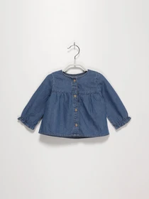 Рубашки H&M модель 0773756_синій Фото