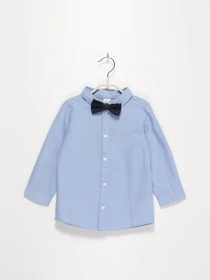Рубашки H&M модель 0775623_синій Фото
