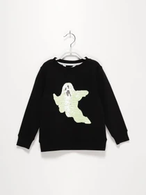 Худі та світшоти H&M модель 0777694_чорний комб. Фото