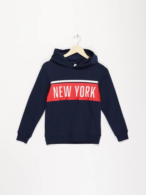 Худи и свитшоты H&M модель 0791487_т.синій комб. Фото
