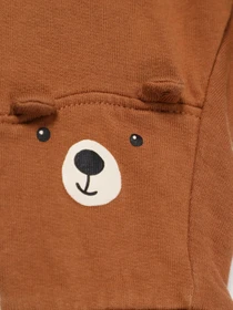 Брюки H&M модель 07915892_коричневий комб. Фото
