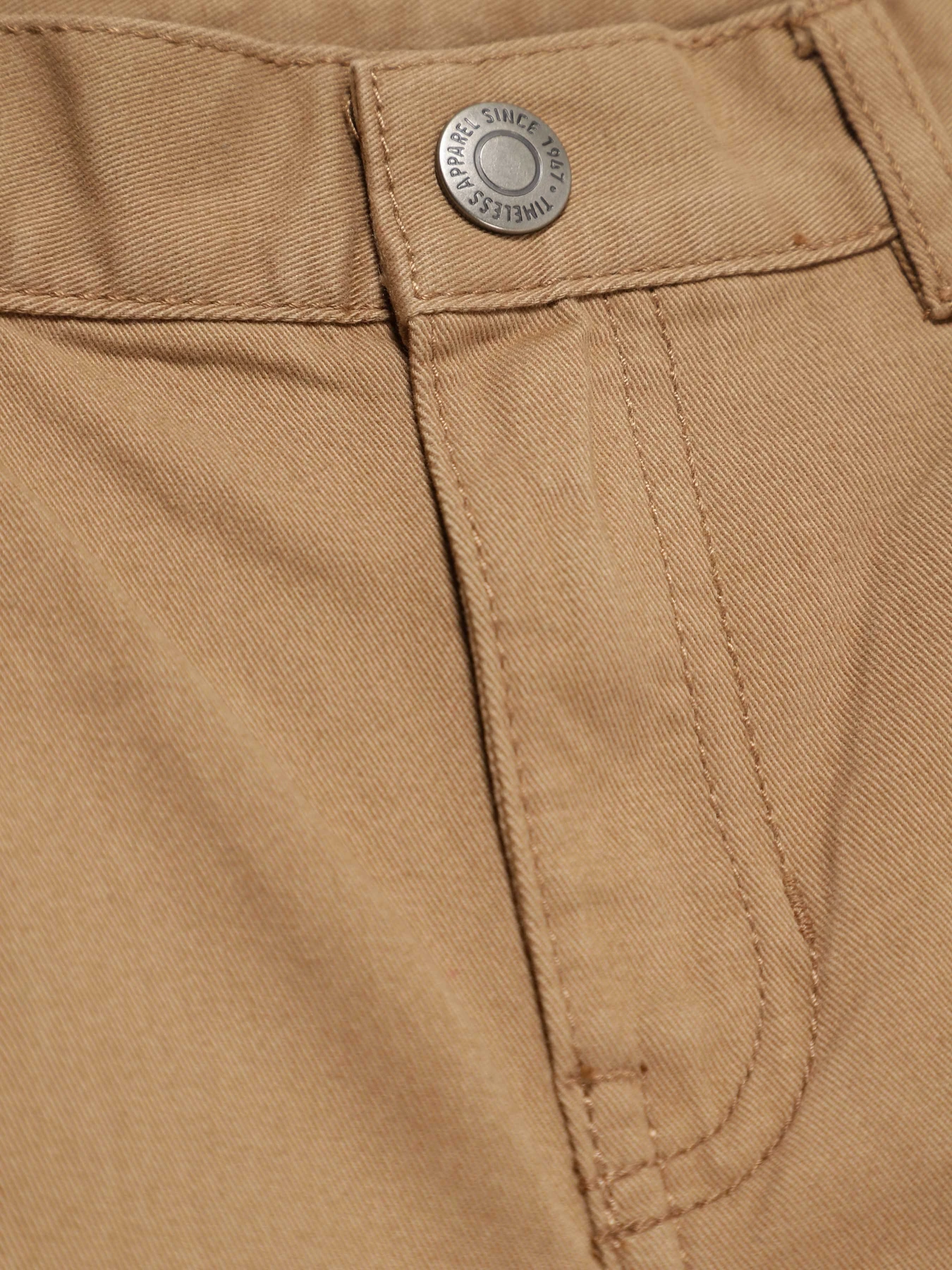 Брюки H&M модель 0801433_бежевий Фото