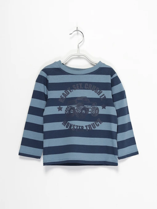 Худі та світшоти H&M модель 0802077_т.синій комб. Фото