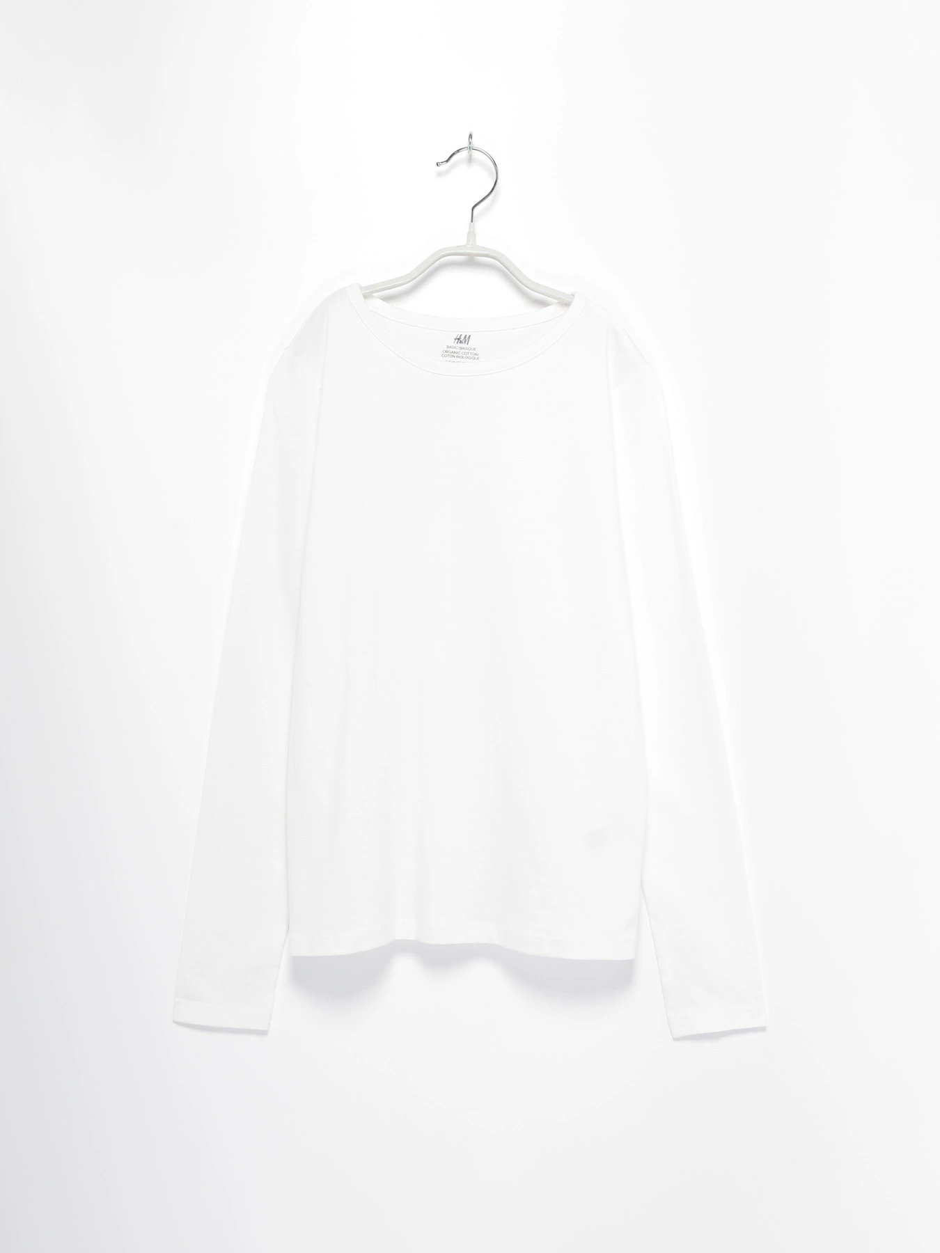 Худі та світшоти H&M модель 0802482_білий Худі та світшоти H&M модель 0802482_білий Фото