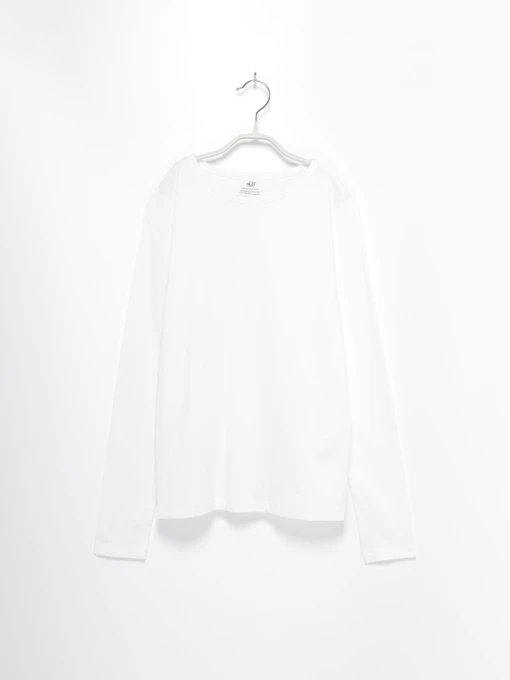 Худі та світшоти H&M модель 0802482_білий Фото