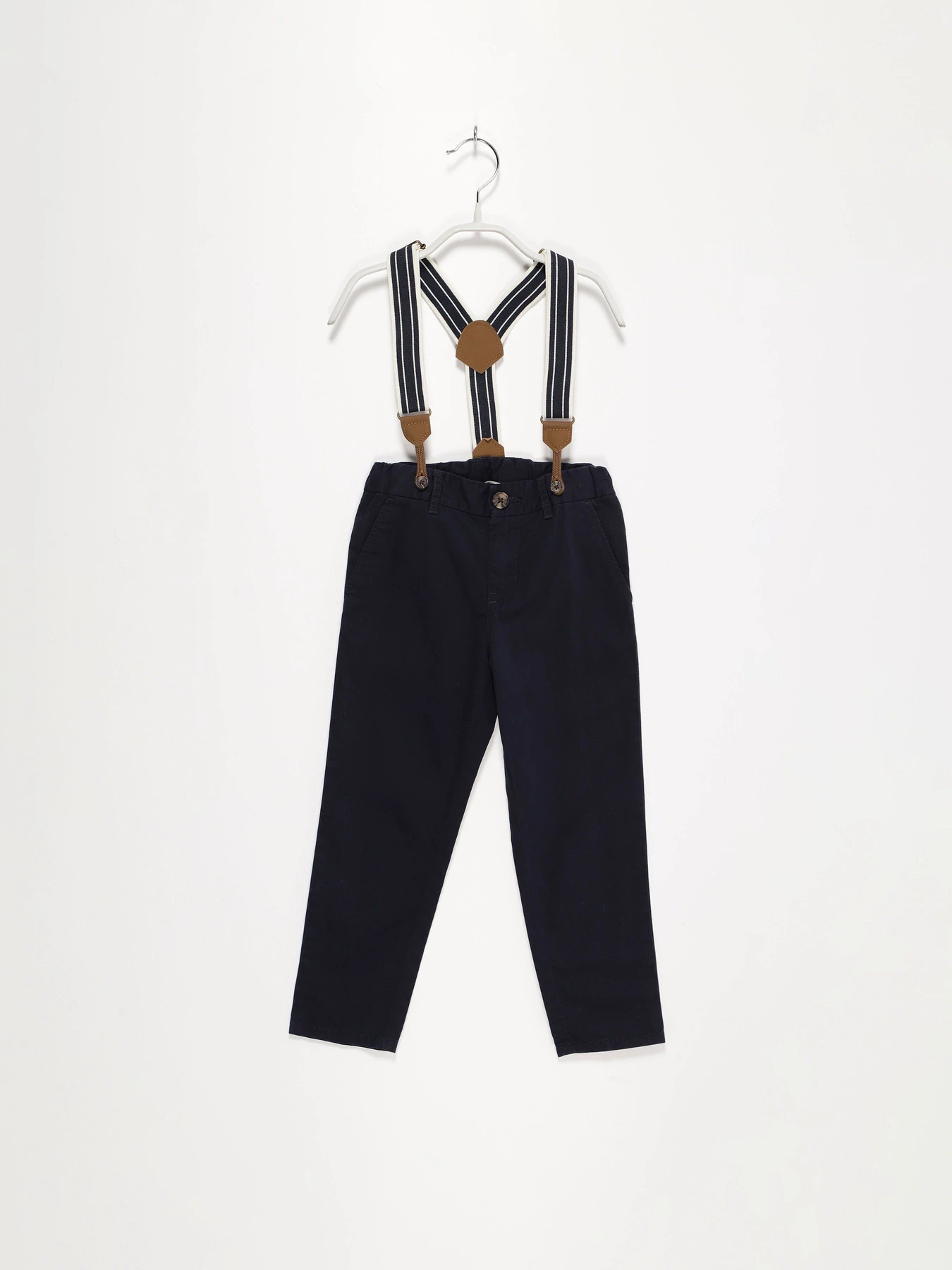 Брюки H&M модель 0804029_т.синій Фото