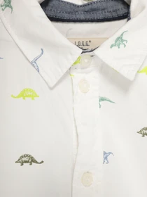 Рубашки H&M модель 0813060_білий комб. Фото