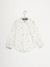 Рубашки H&M модель 0813060_білий комб. Фото