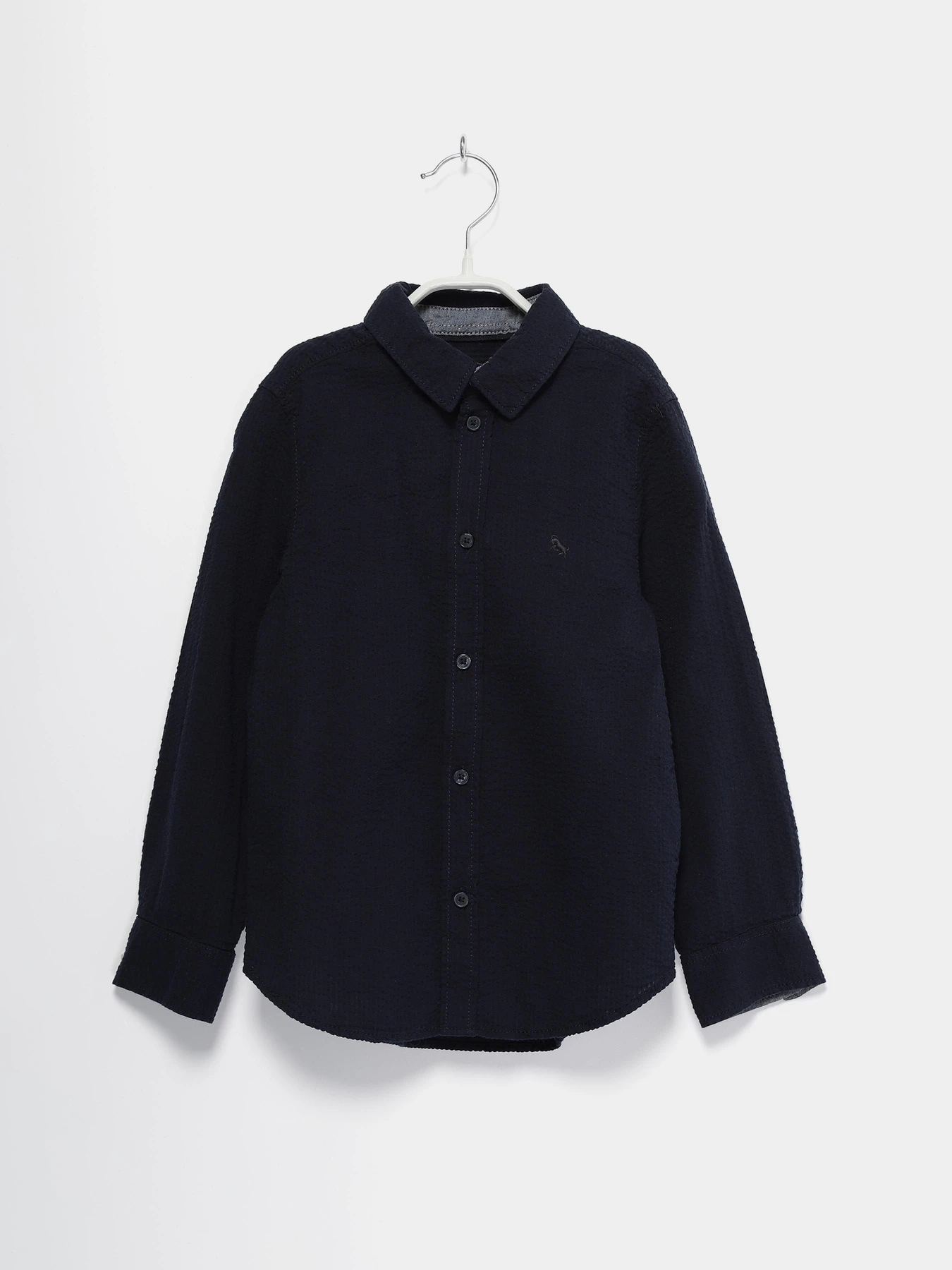 Рубашки H&M модель 0813060_т.синій Рубашки H&M модель 0813060_т.синій Фото
