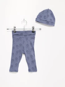 Брюки H&M модель 08142995_синій комб. Фото