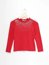 Свитры и кардиганы H&M модель 0825430_червоний Фото