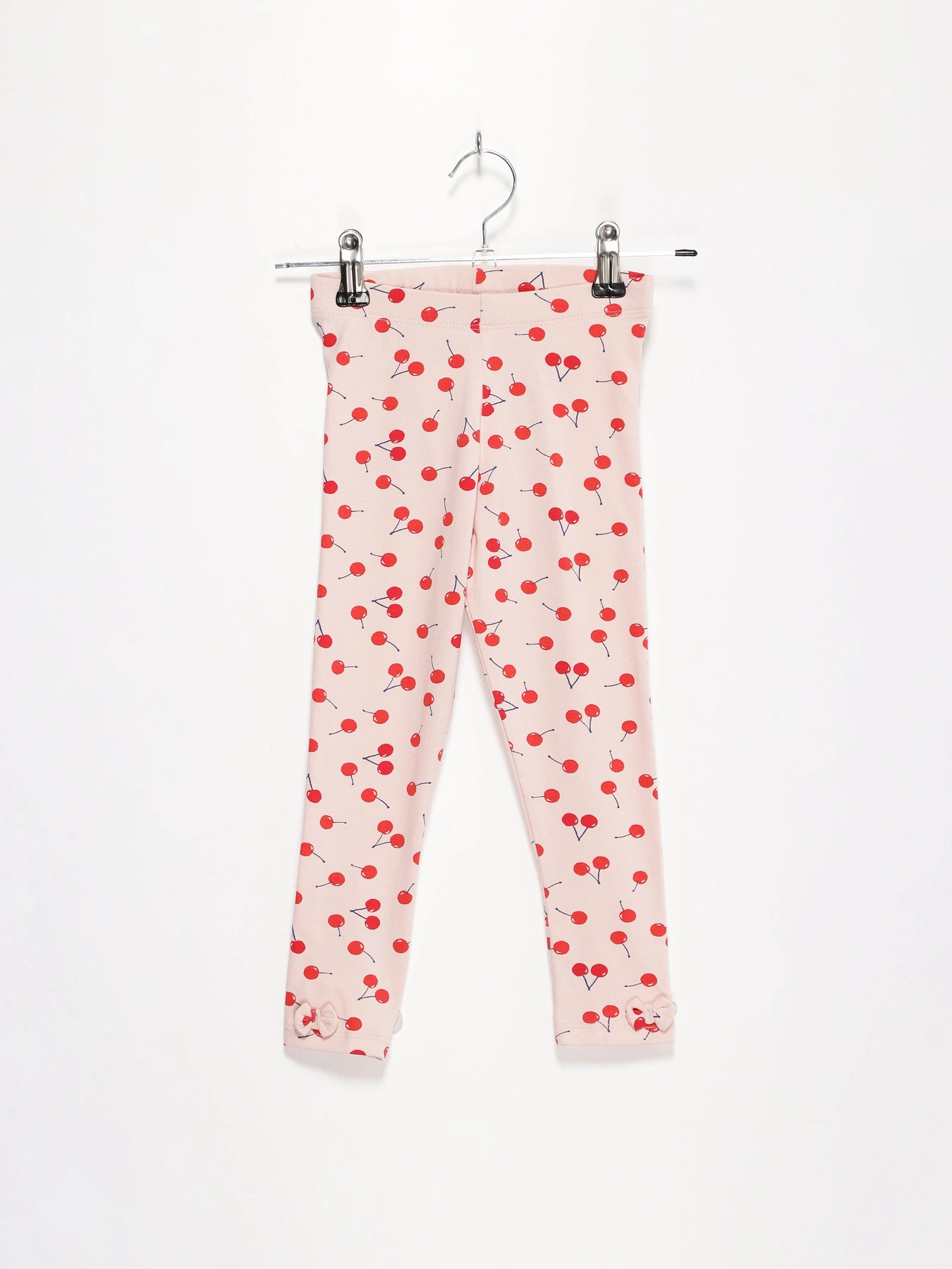 Брюки H&M модель 0825923_рожевий комб. Фото