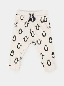 Брюки H&M модель 0826200_с.бежевий комб. Фото