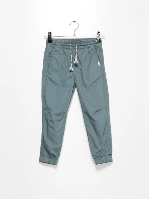Штани H&M модель 0915581_оливковий Фото