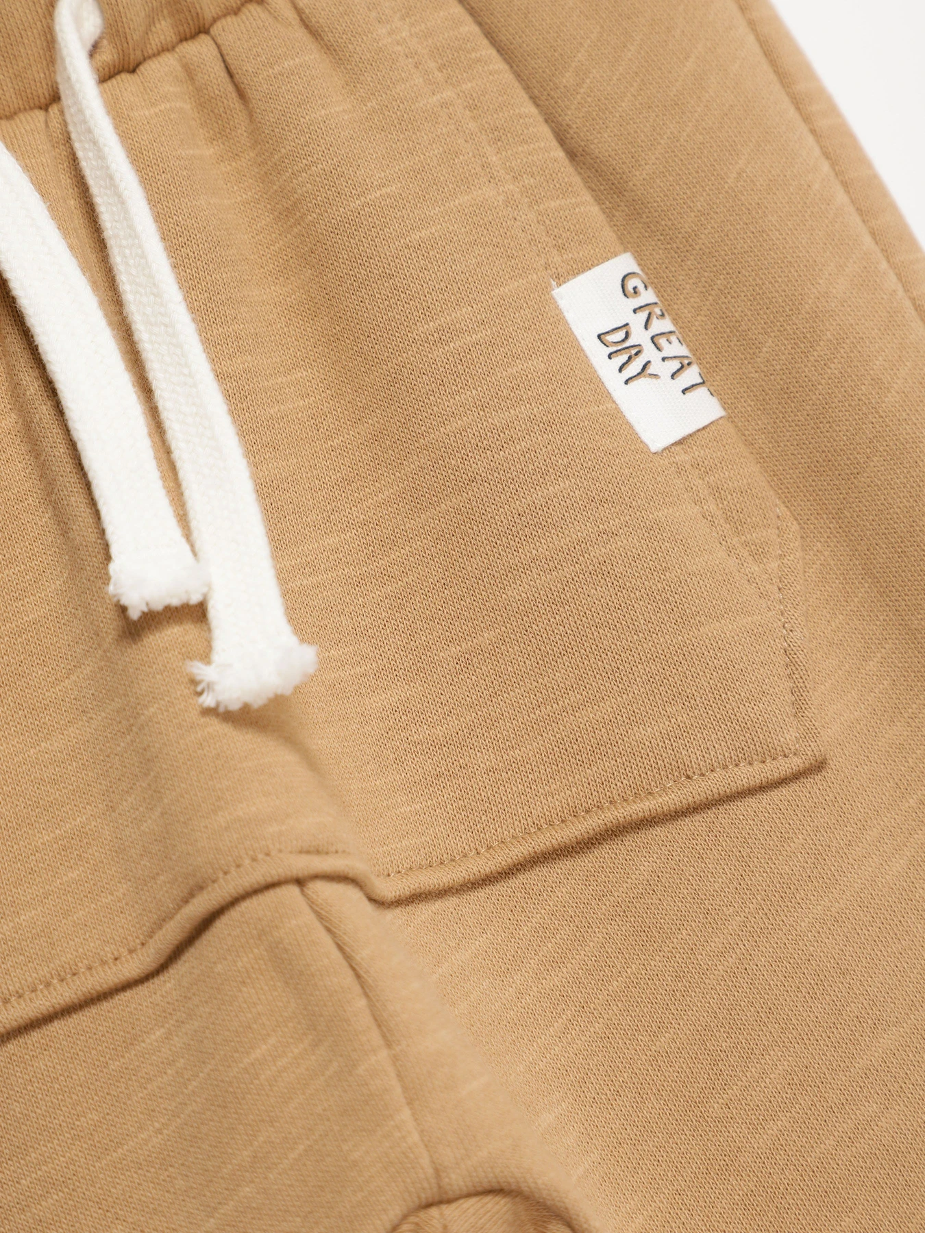 Брюки H&M модель 0841544_бежевий Фото