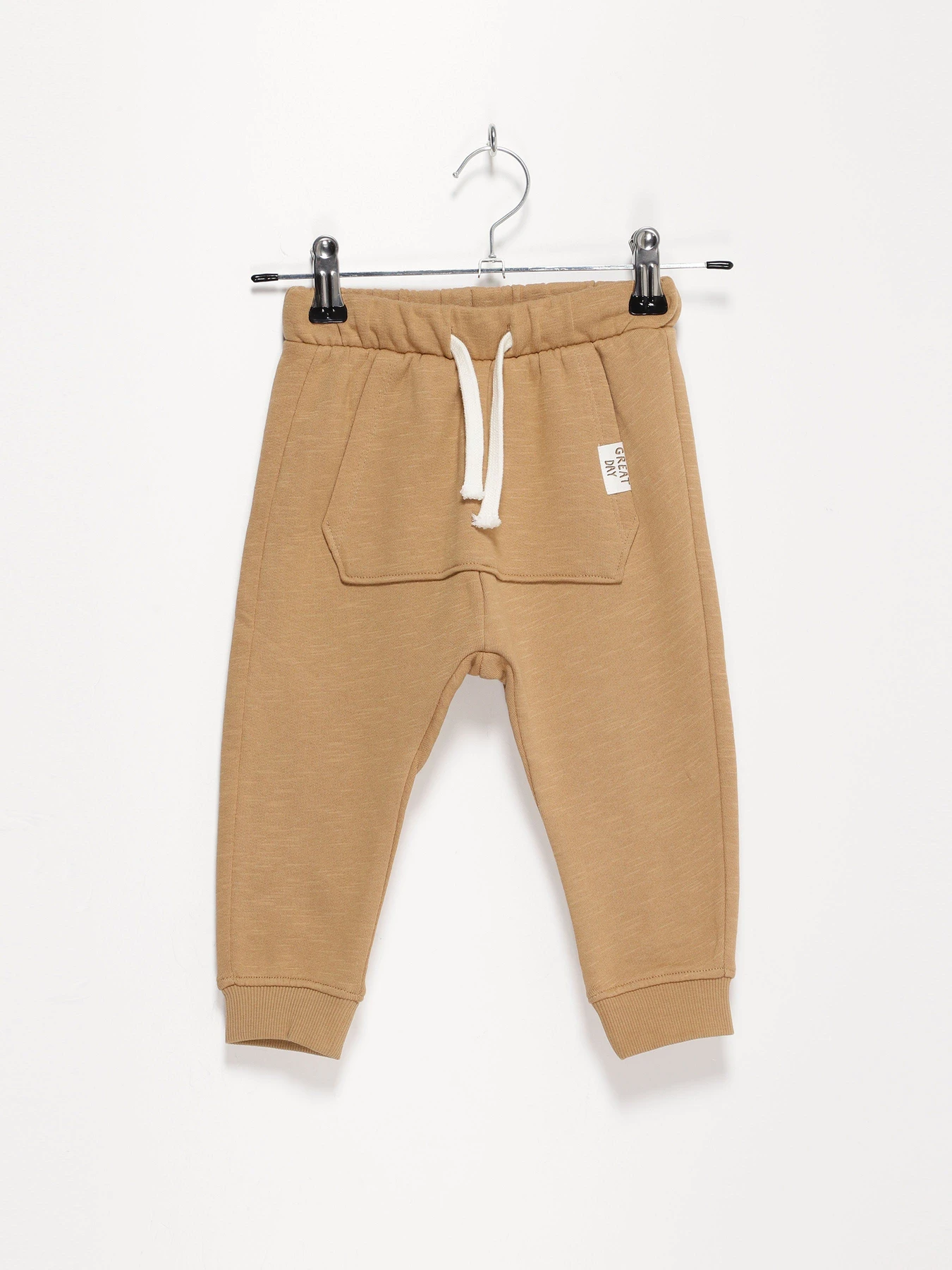 Брюки H&M модель 0841544_бежевий Фото