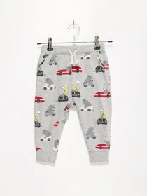 Брюки H&M модель 0841544_сірий комб. Фото