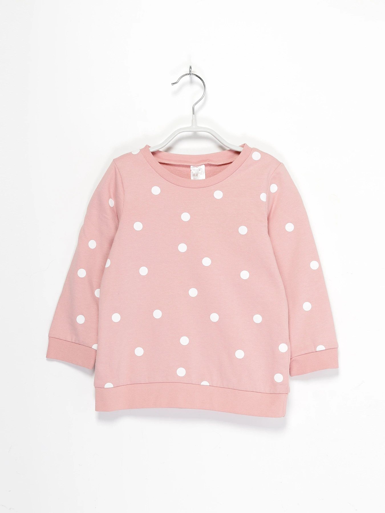 Худи и свитшоты H&M модель 08436351_рожевий з білим Худи и свитшоты H&M модель 08436351_рожевий з білим Фото