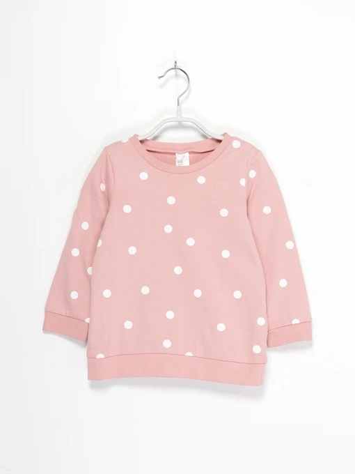 Худі та світшоти H&M модель 08436351_рожевий з білим Фото