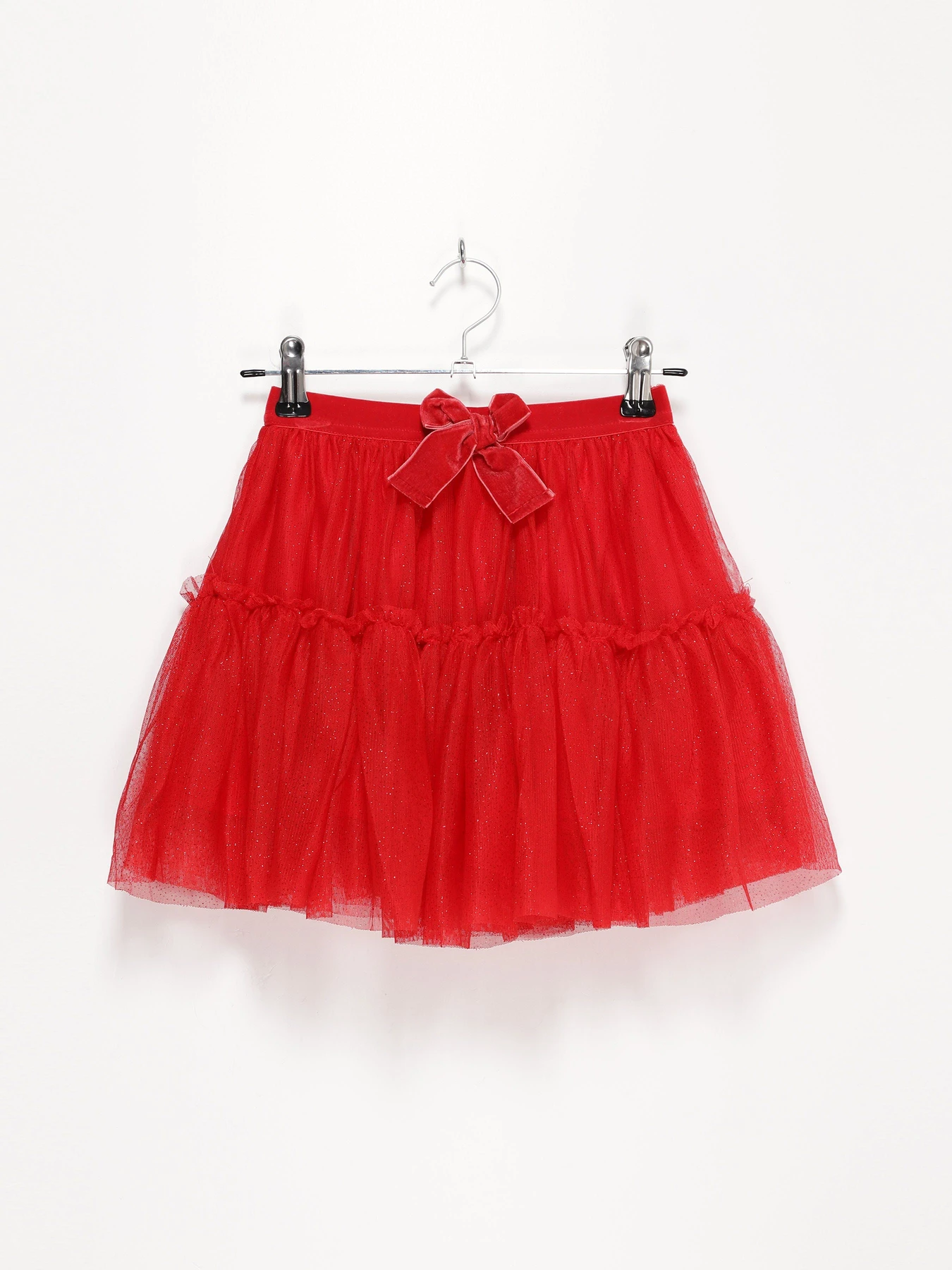 Спідниці H&M модель 0850797_червоний Спідниці H&M модель 0850797_червоний Фото