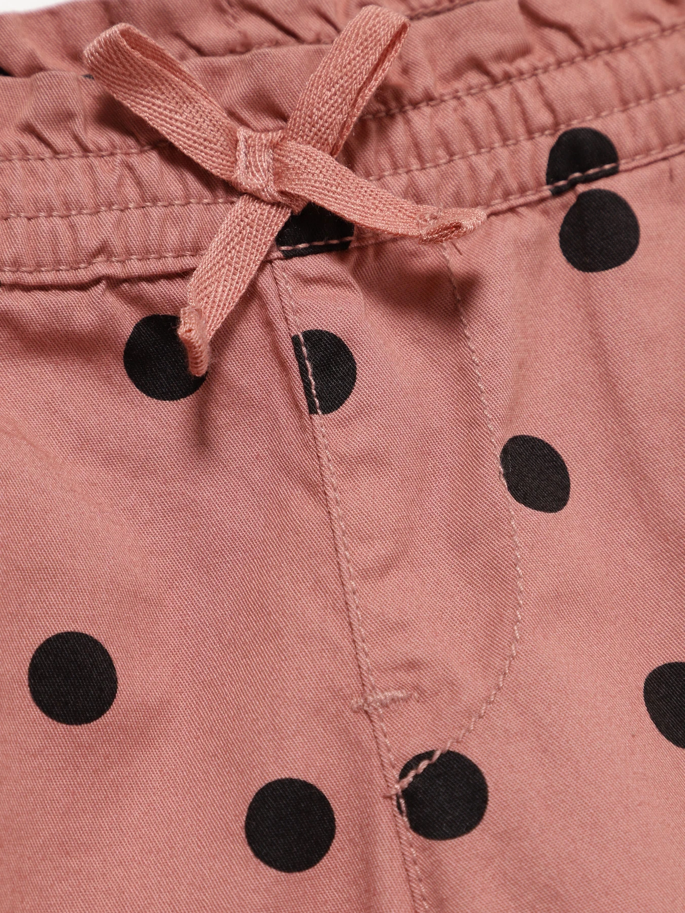 Брюки H&M модель 0850899_рожевий комб. Фото
