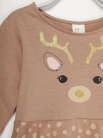 Платья H&M модель 0865791_коричневий комб. Фото