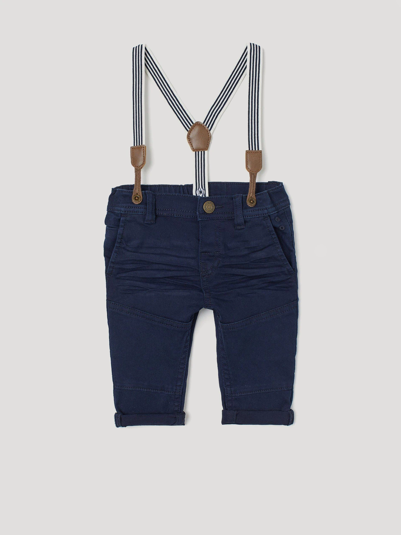 Брюки H&M модель 0808287_т.синій Брюки H&M модель 0808287_т.синій Фото