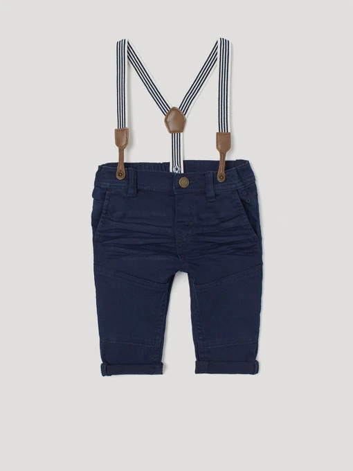 Брюки H&M модель 0808287_т.синій Фото