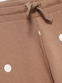 Брюки H&M модель 0872645_т.бежевий з білим Фото