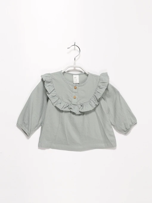 Сорочки H&M модель 0872826_оливковий Фото