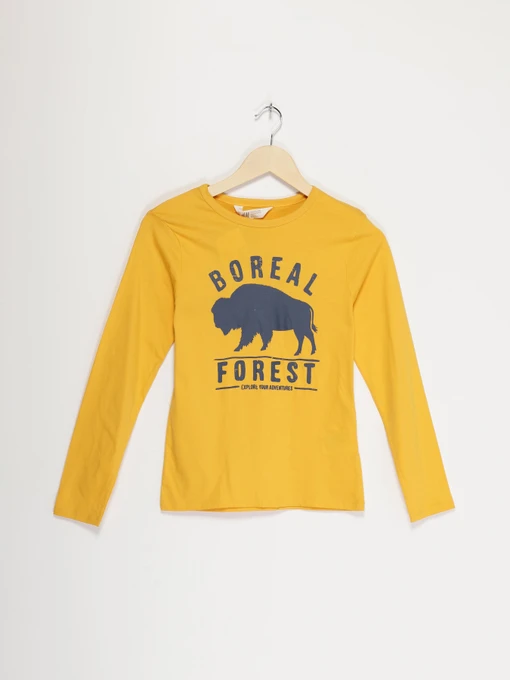 Худі та світшоти H&M модель 0874837_жовтий комб. Фото